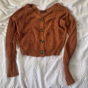 Orange pink sweater